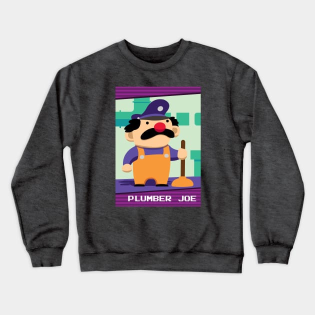 OC Do Not Steal: Plumber Joe by Harrison Public Crewneck Sweatshirt by HarrisonPublic